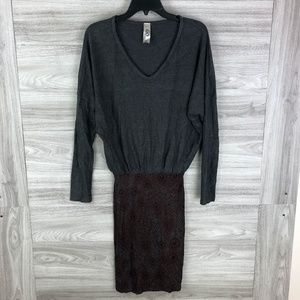 Go Couture Peacock Detail Midi Dress